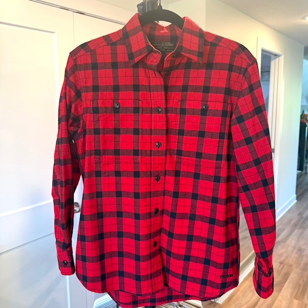 Filson Women’s Alaskan Guide Shirt - Buffalo Plaid Flannel - X-Small (NWOT)